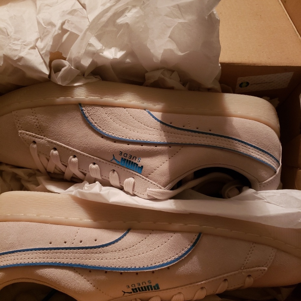 Size 8.5 puma suede foil FS birch Hawaiian surf